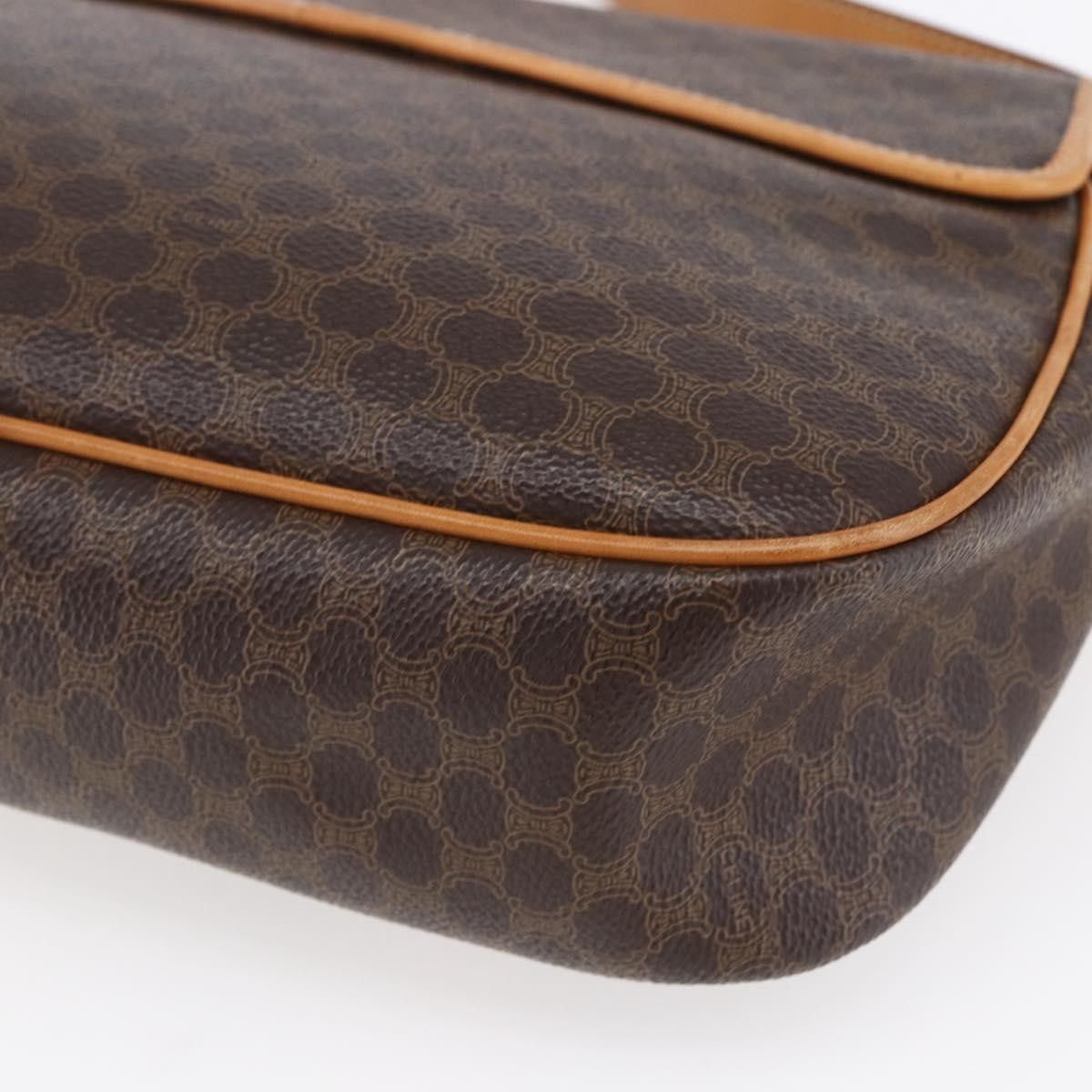 Celine Celine Vintage Macadam Shoulder Bag Canvas and Leather Size ONE SIZE - 11 Thumbnail