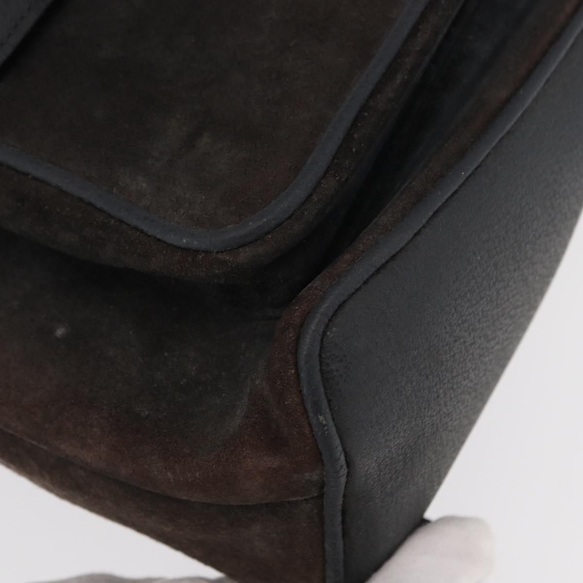 Gucci Gucci Vintage Bamboo Backpack Suede Size ONE SIZE - 8 Thumbnail
