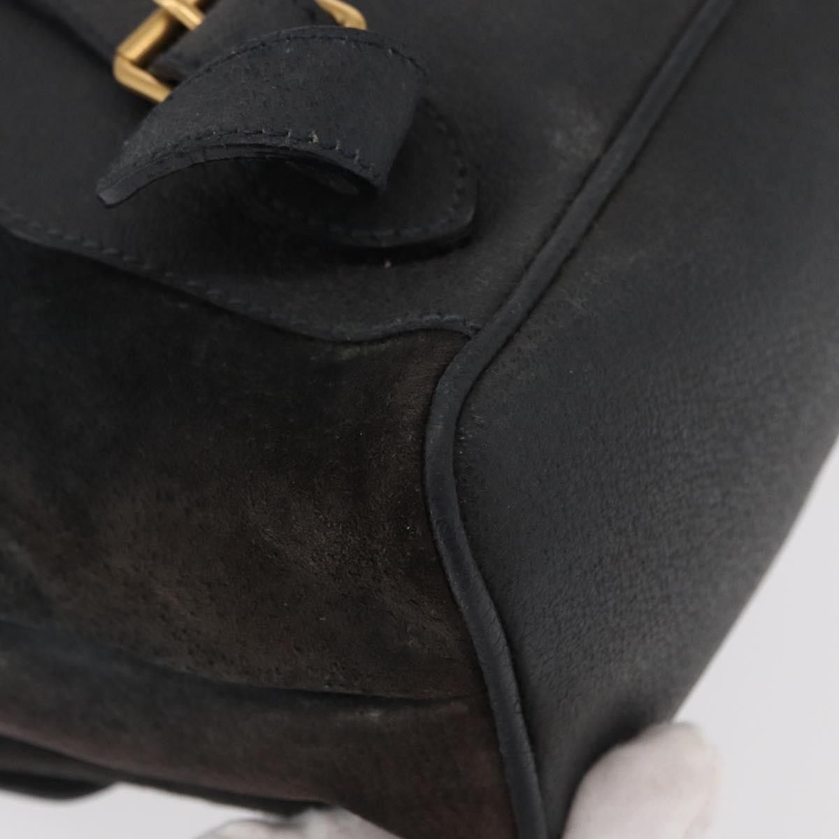 Gucci Gucci Vintage Bamboo Backpack Suede Size ONE SIZE - 10 Thumbnail