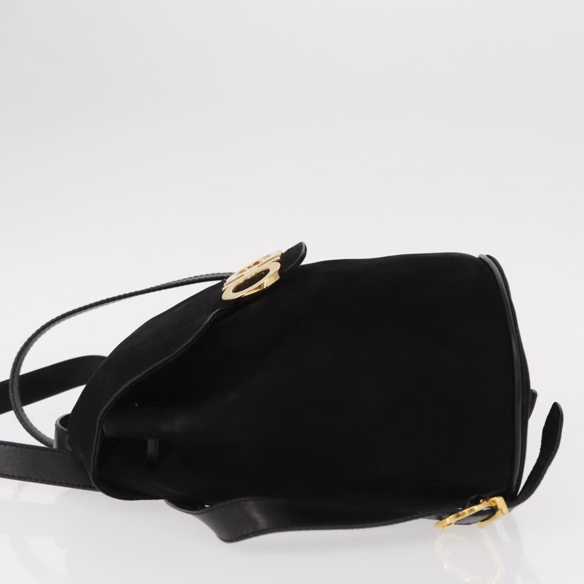 Salvatore Ferragamo Salvatore Ferragamo Gancini Backpack Suede Size ONE SIZE - 4 Thumbnail