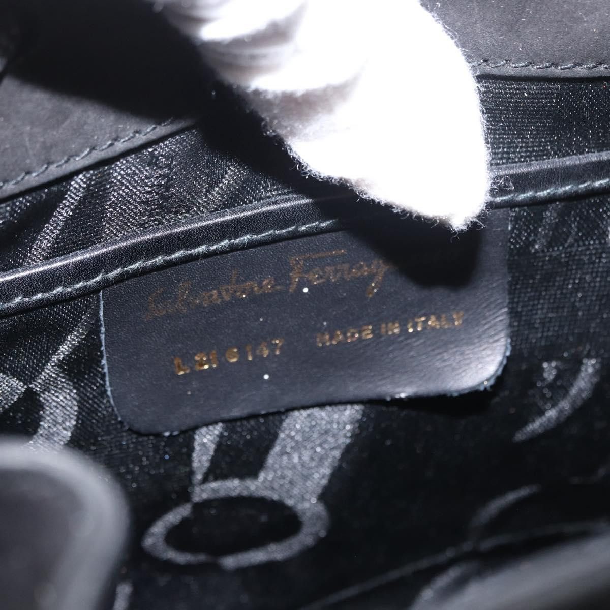 Salvatore Ferragamo Salvatore Ferragamo Gancini Backpack Suede Size ONE SIZE - 6 Thumbnail