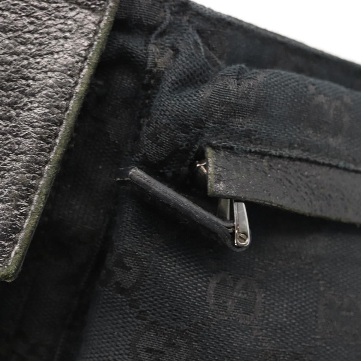 Gucci Gucci Vintage Double Belt GG Canvas with Leather Size ONE SIZE - 17 Thumbnail