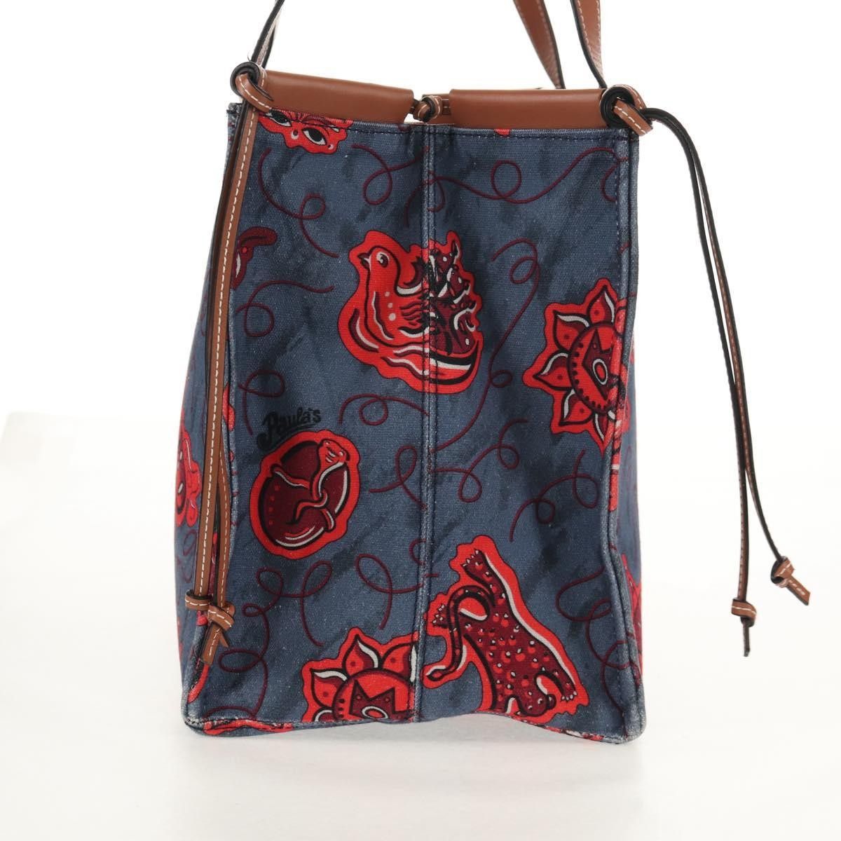 Loewe Loewe Paula's Ibiza Cushion Tote Printed Canvas Size ONE SIZE - 4 Thumbnail