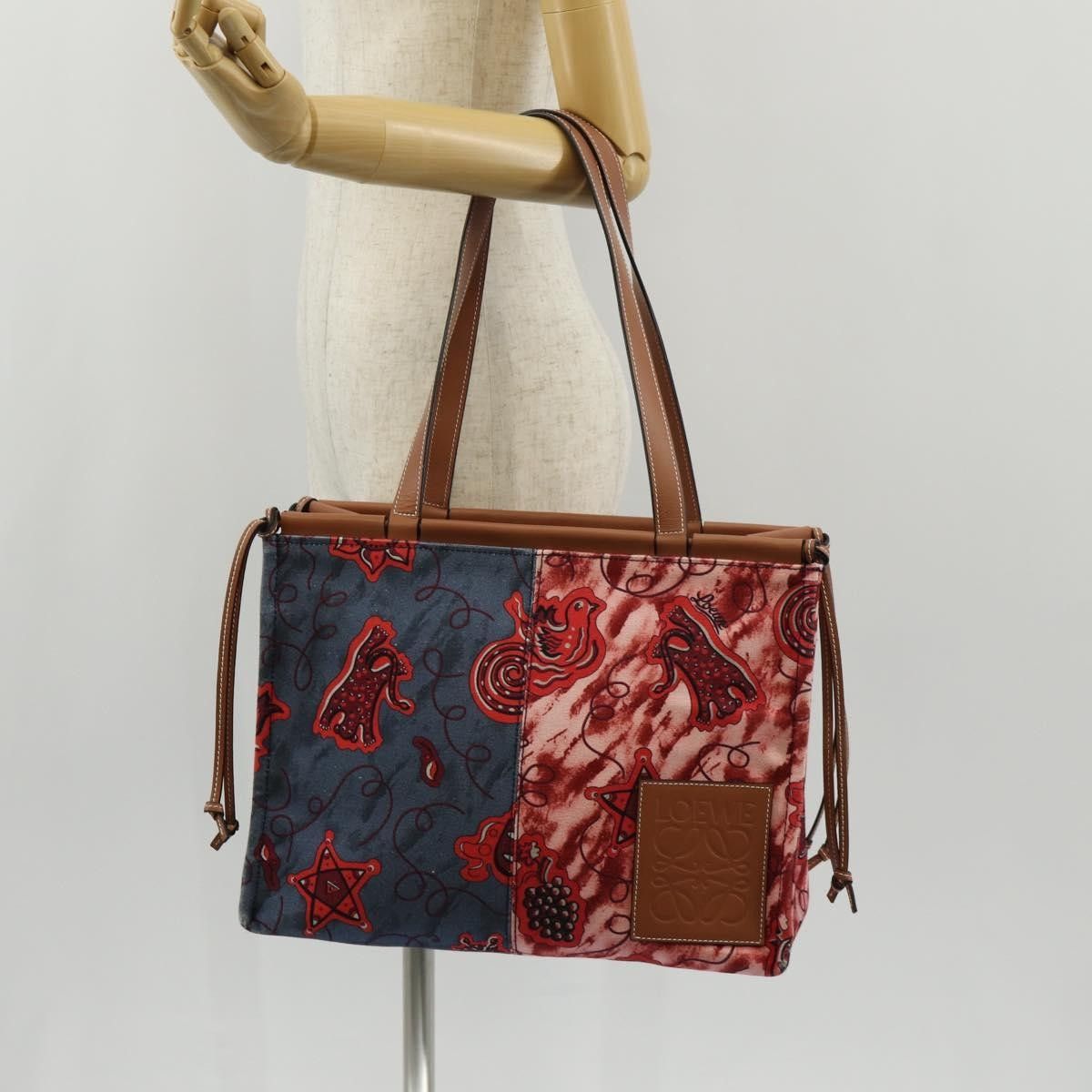 Loewe Loewe Paula's Ibiza Cushion Tote Printed Canvas Size ONE SIZE - 14 Thumbnail