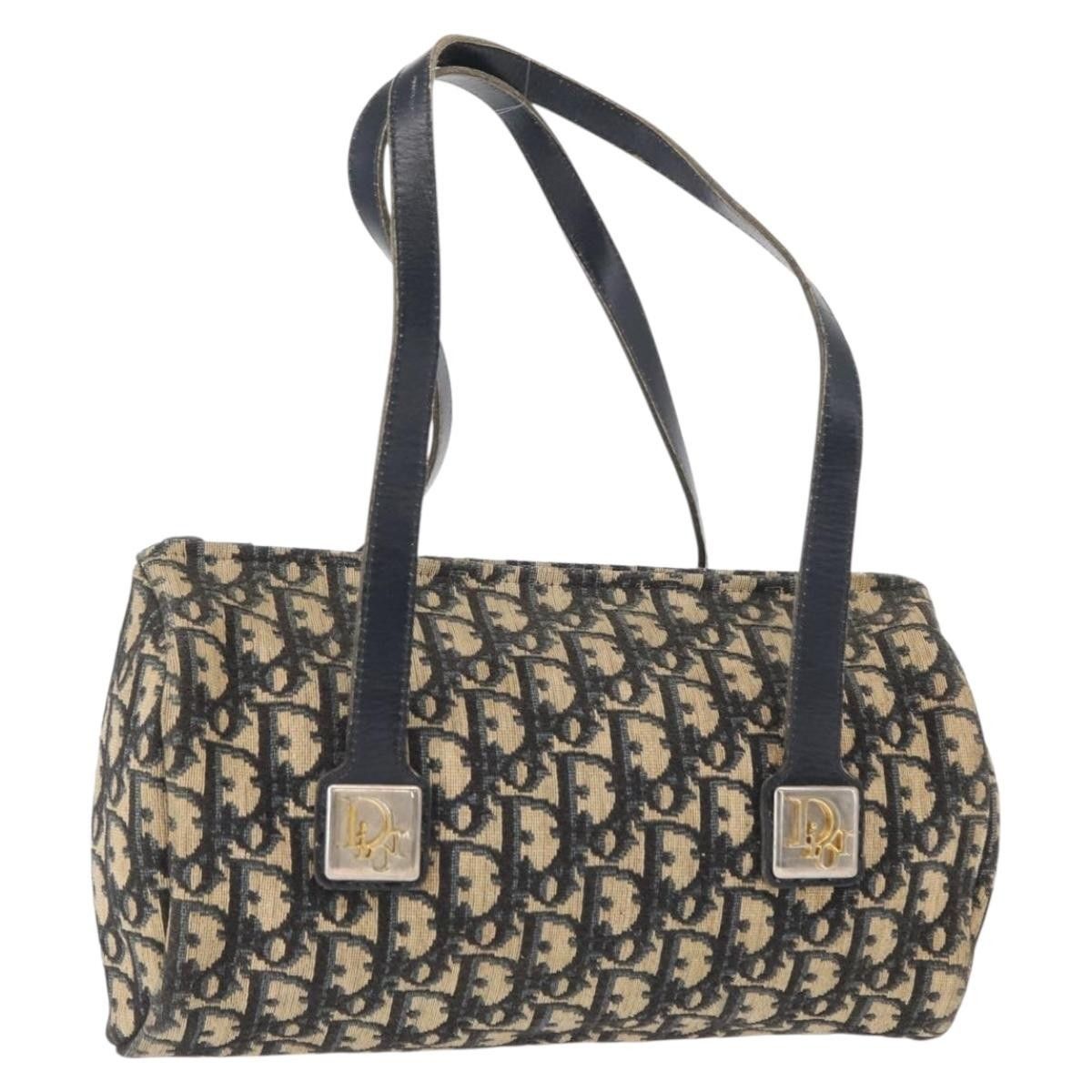 Dior Christian Dior Vintage Trotter Handbag Canvas Size ONE SIZE - 18 Thumbnail