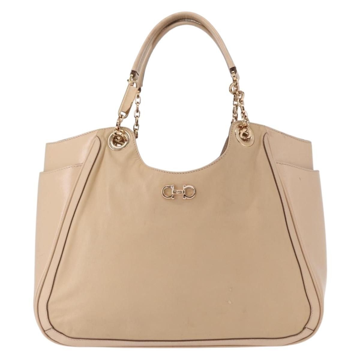 Salvatore Ferragamo Salvatore Ferragamo Betulla Chain Tote Leather Size ONE SIZE - 17 Thumbnail
