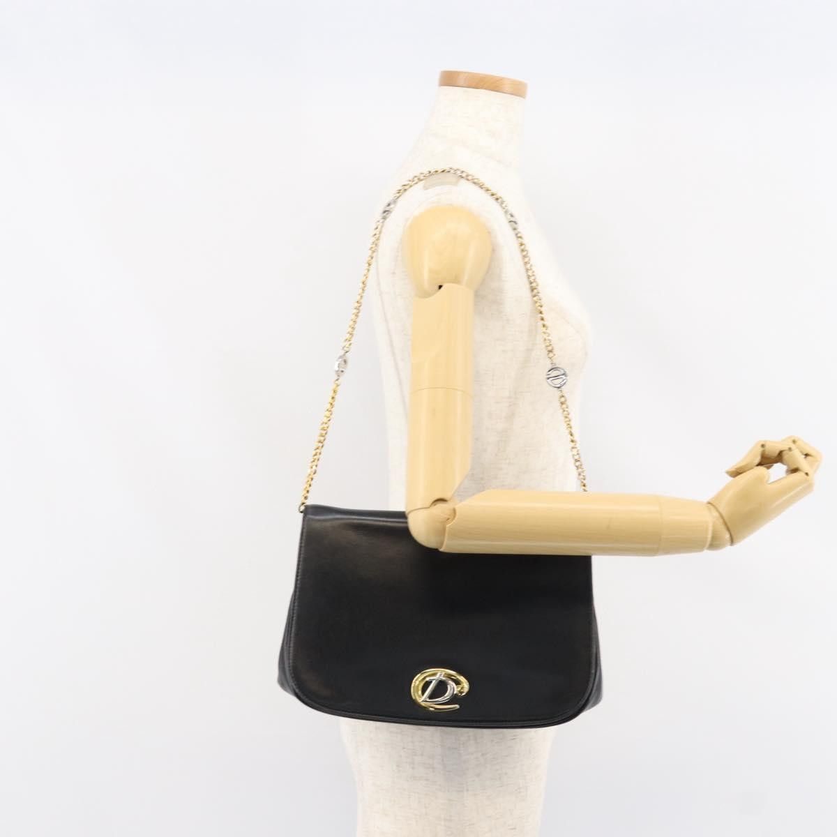 Dior Christian Dior Vintage Chain Flap Leather Size ONE SIZE - 12 Thumbnail