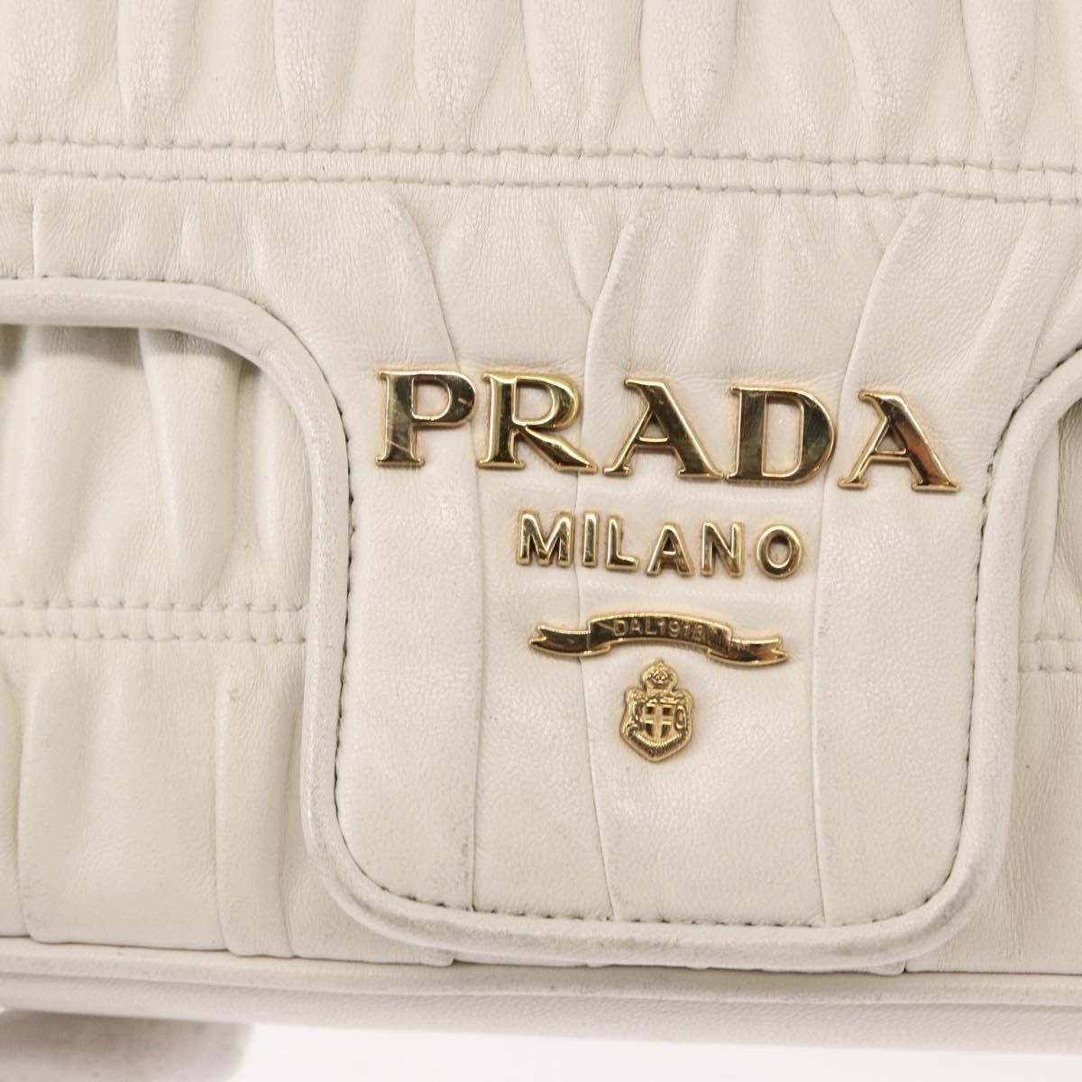 Prada Prada Chain Flap Shoulder Bag Nappa Gaufre Size ONE SIZE - 20 Thumbnail
