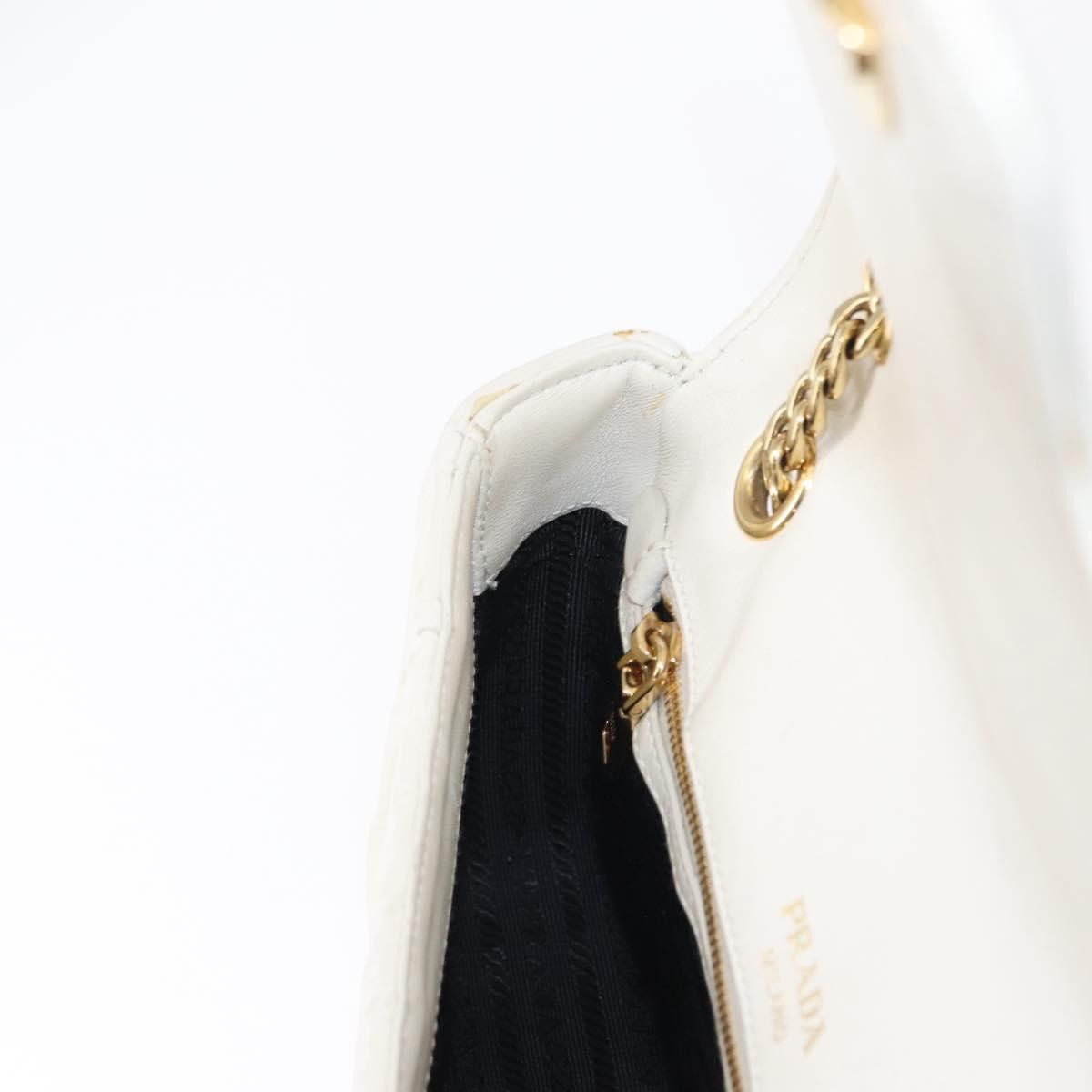 Prada Prada Chain Flap Shoulder Bag Nappa Gaufre Size ONE SIZE - 22 Thumbnail