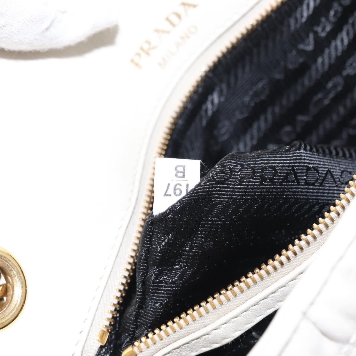 Prada Prada Chain Flap Shoulder Bag Nappa Gaufre Size ONE SIZE - 6 Thumbnail