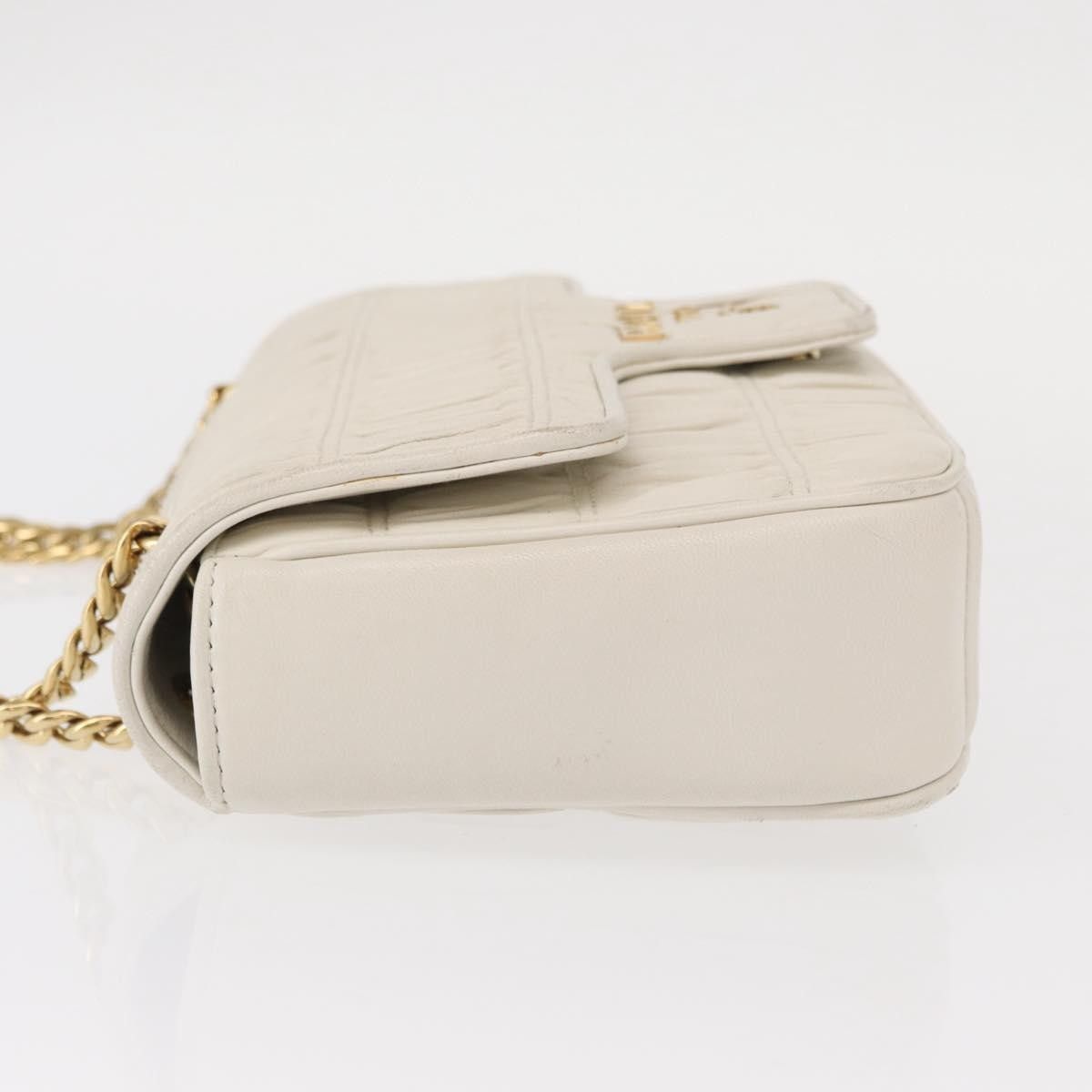 Prada Prada Chain Flap Shoulder Bag Nappa Gaufre Size ONE SIZE - 4 Thumbnail