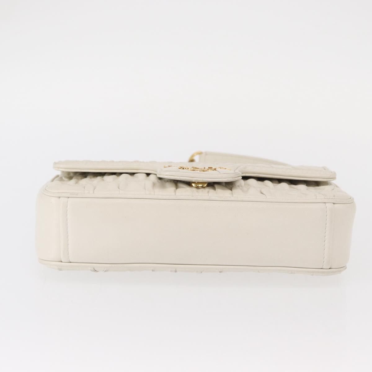 Prada Prada Chain Flap Shoulder Bag Nappa Gaufre Size ONE SIZE - 16 Thumbnail