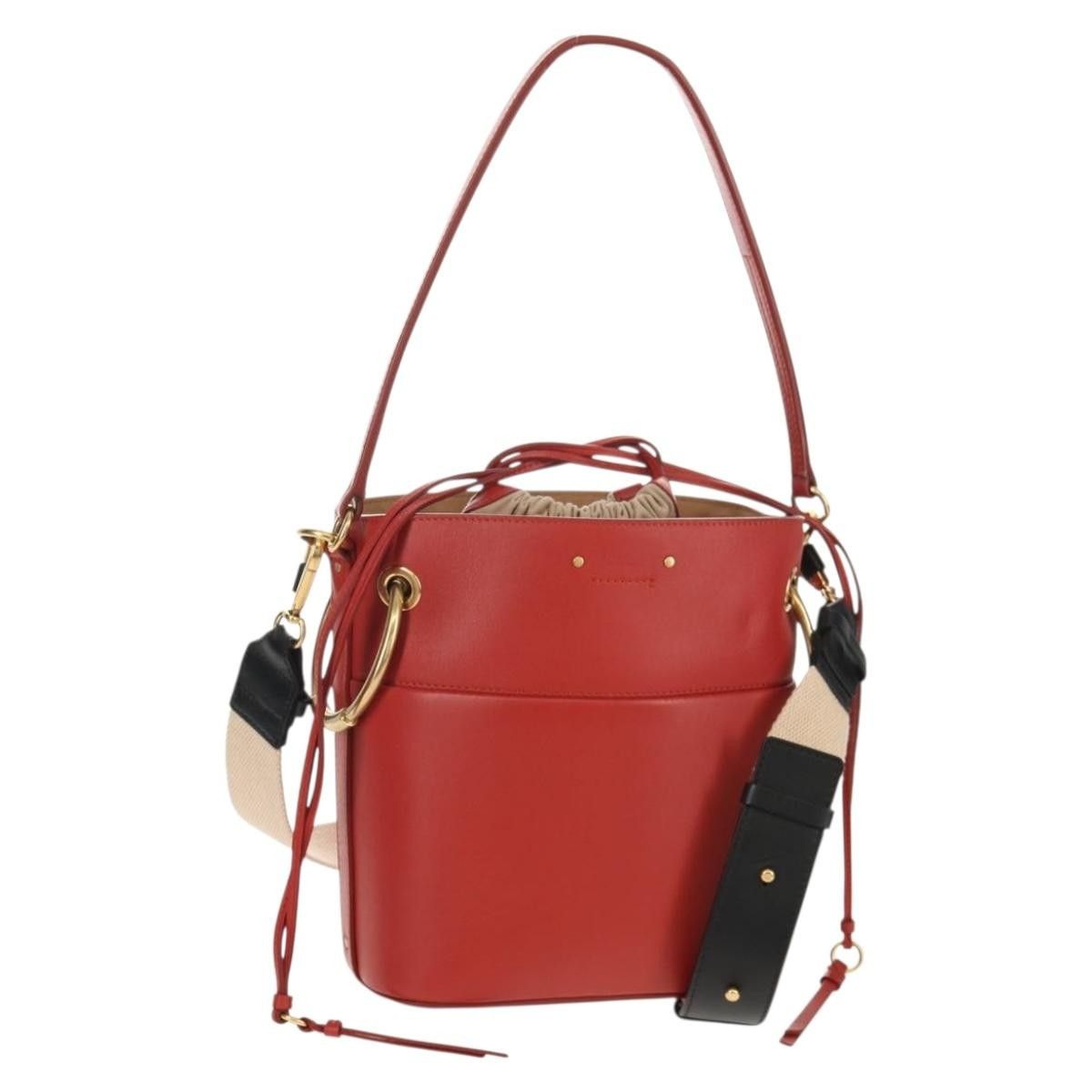 Chloe Chloe Roy Bucket Bag Leather Size ONE SIZE - 15 Thumbnail