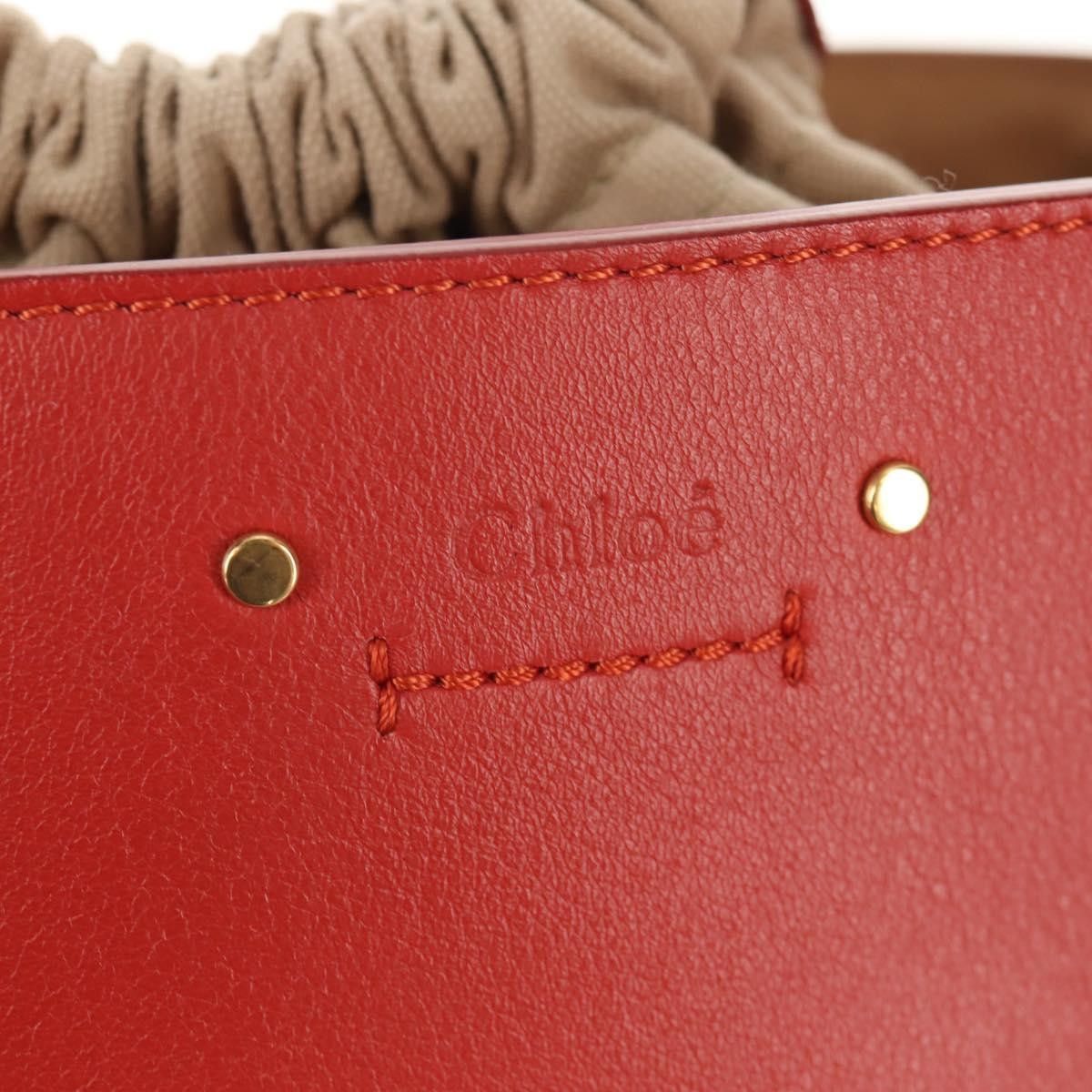 Chloe Chloe Roy Bucket Bag Leather Size ONE SIZE - 7 Thumbnail