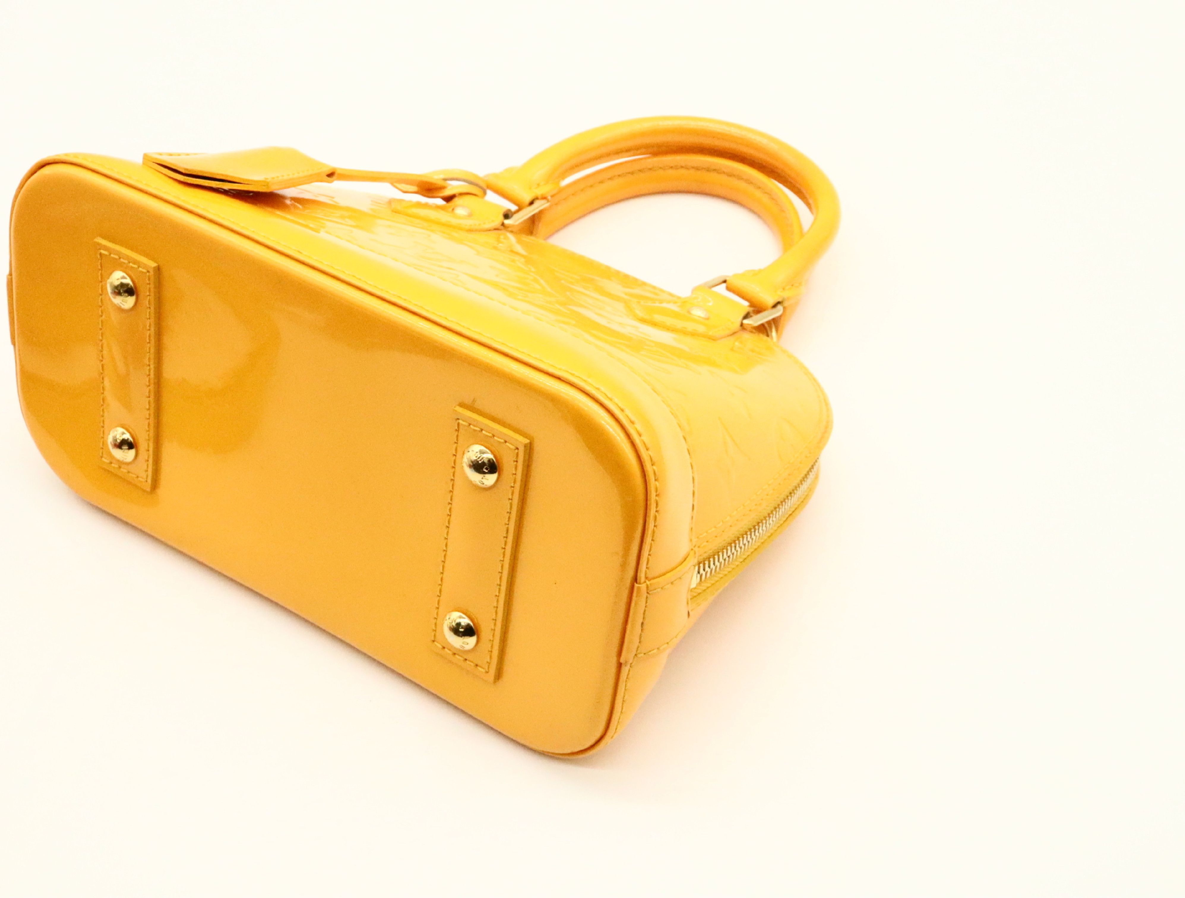 Louis Vuitton Louis Vuitton Alma Handbag Monogram Vernis Size ONE SIZE - 5 Thumbnail