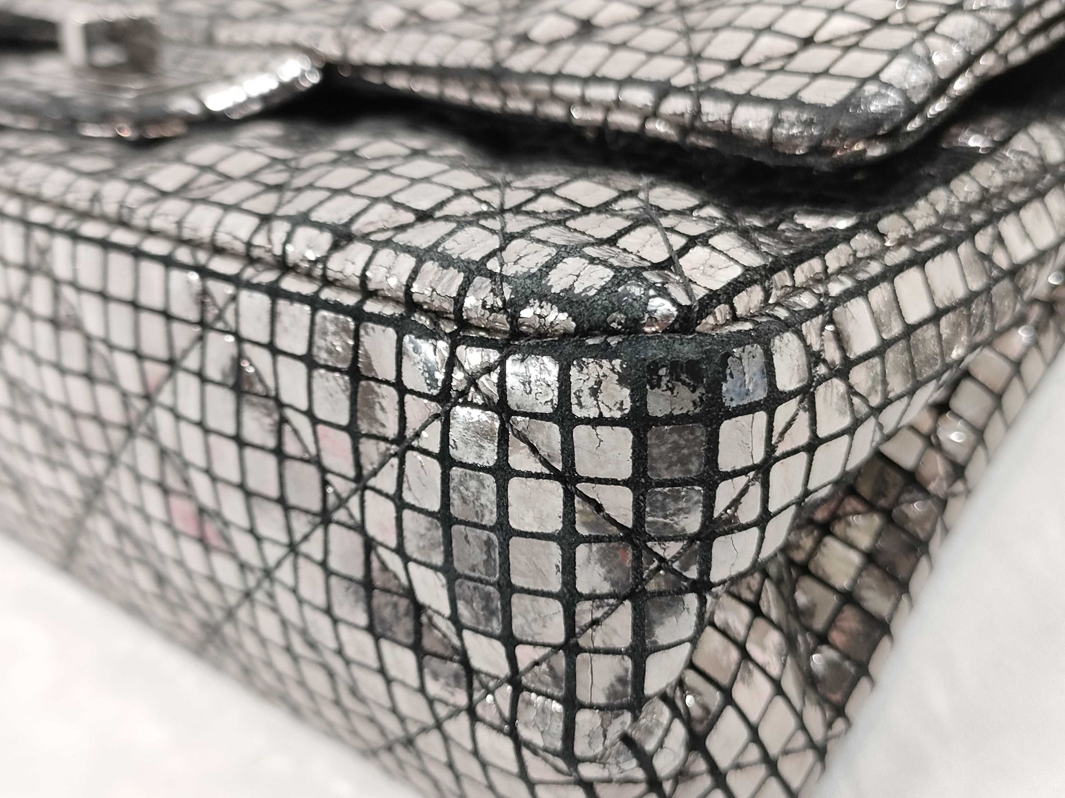 Chanel Chanel Mirror Reissue 2.55 Flap Bag Quilted Suede with Calfskin Size ONE SIZE - 6 Thumbnail