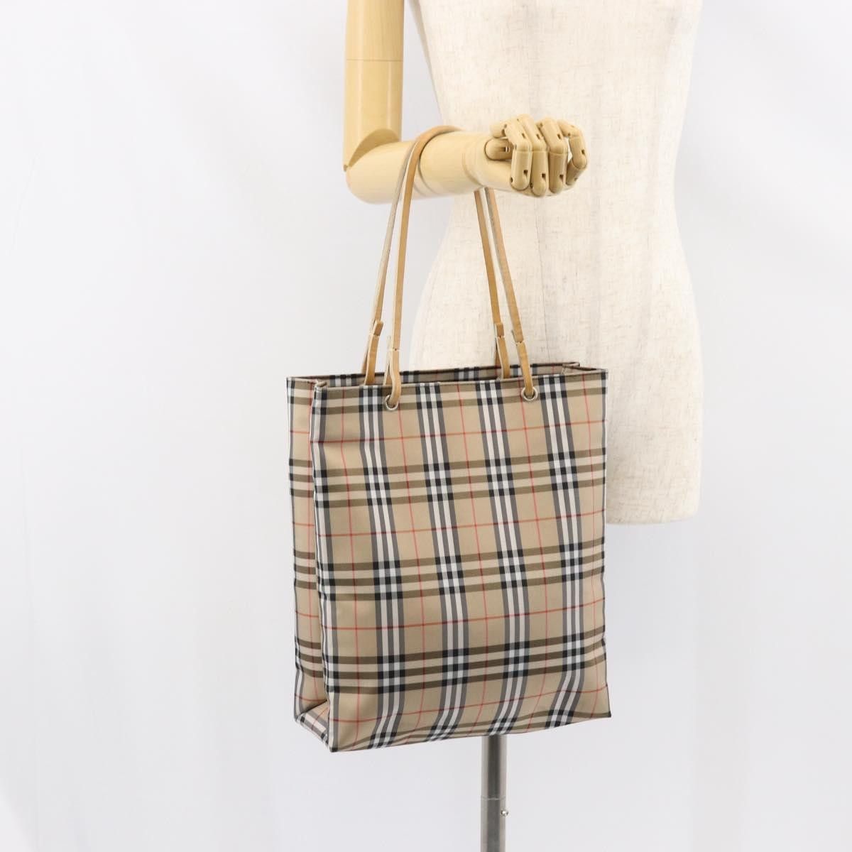 Burberry Burberry Nova Check Tote Nylon Size ONE SIZE - 13 Thumbnail