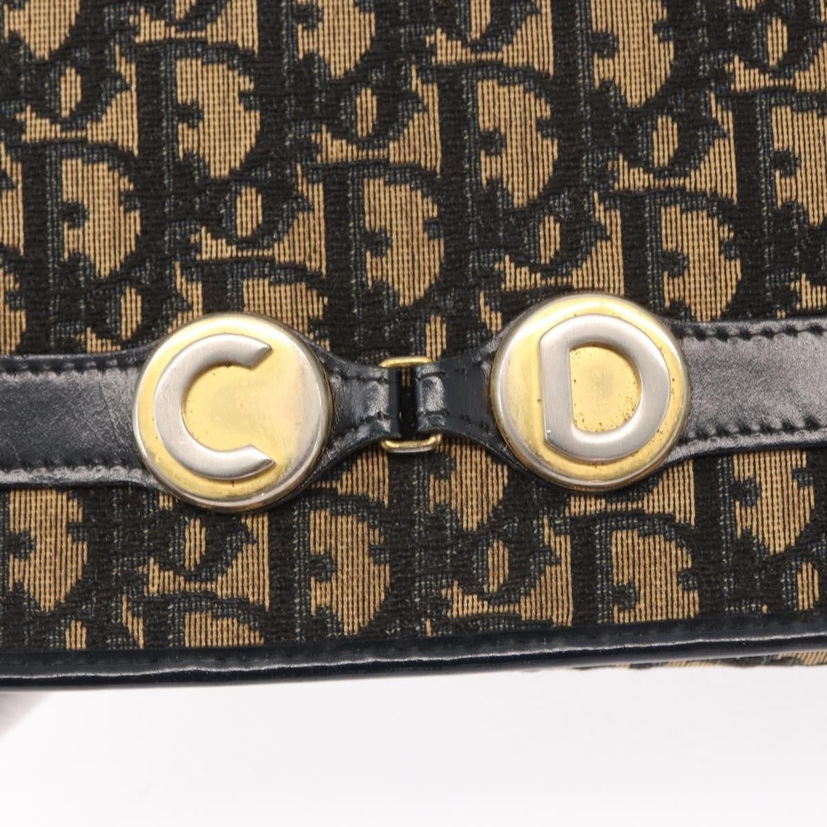Dior Christian Dior Vintage Trotter Shoulder Bag Canvas Size ONE SIZE - 12 Thumbnail