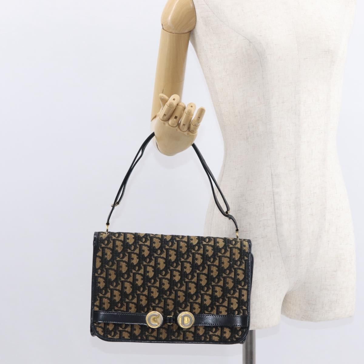 Dior Christian Dior Vintage Trotter Shoulder Bag Canvas Size ONE SIZE - 13 Thumbnail
