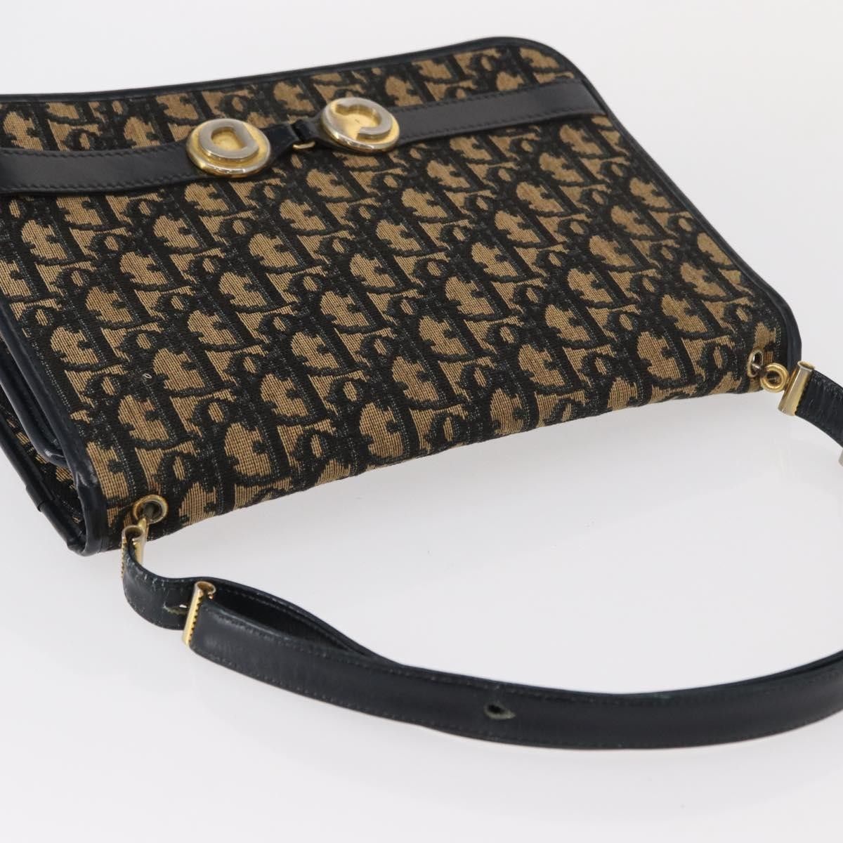 Dior Christian Dior Vintage Trotter Shoulder Bag Canvas Size ONE SIZE - 15 Thumbnail