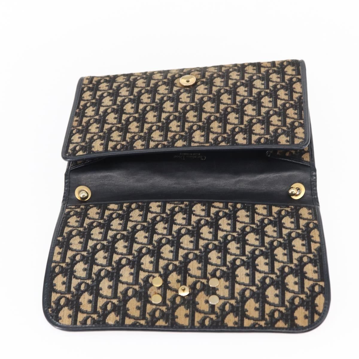 Dior Christian Dior Vintage Trotter Shoulder Bag Canvas Size ONE SIZE - 17 Thumbnail
