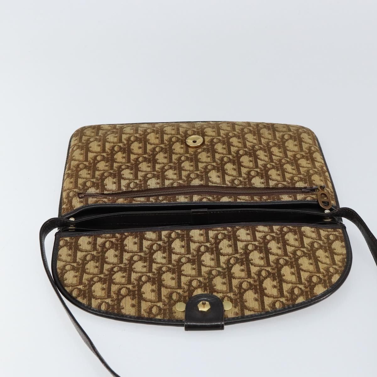 Dior Christian Dior Vintage Trotter Shoulder Bag Canvas Size ONE SIZE - 20 Thumbnail