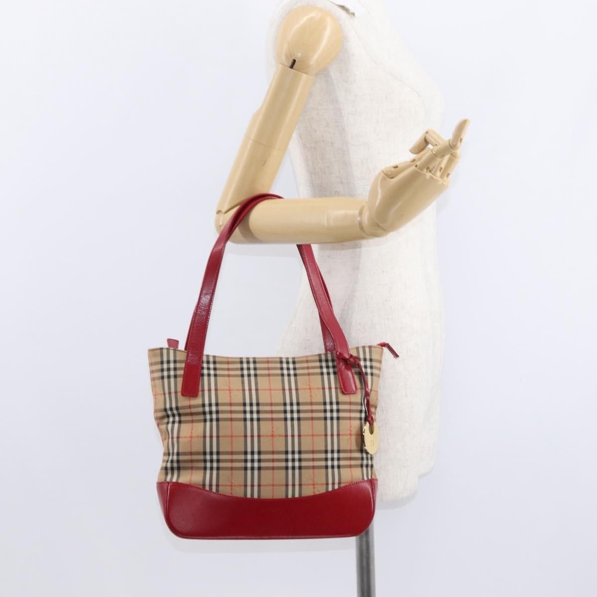 Burberry Burberry Nova Check Handbag Nova Check Canvas and leather Size ONE SIZE - 14 Thumbnail