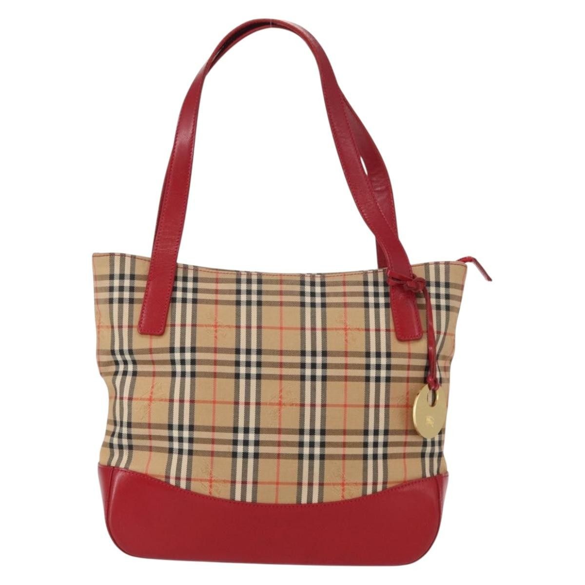 Burberry Burberry Nova Check Handbag Nova Check Canvas and leather Size ONE SIZE - 19 Thumbnail