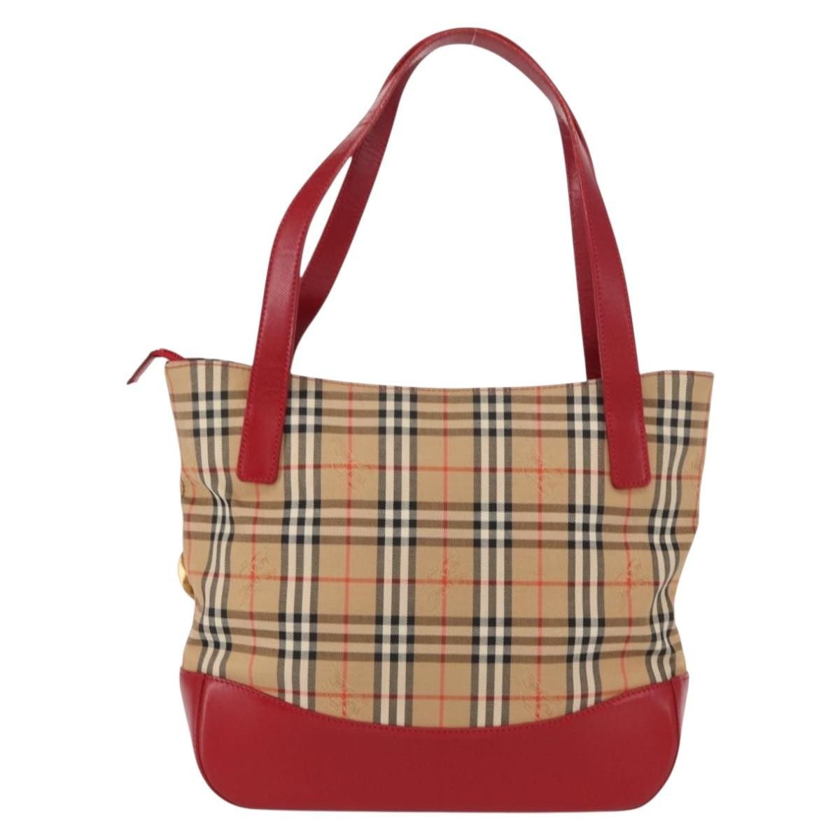 Burberry Burberry Nova Check Handbag Nova Check Canvas and leather Size ONE SIZE - 2 Thumbnail