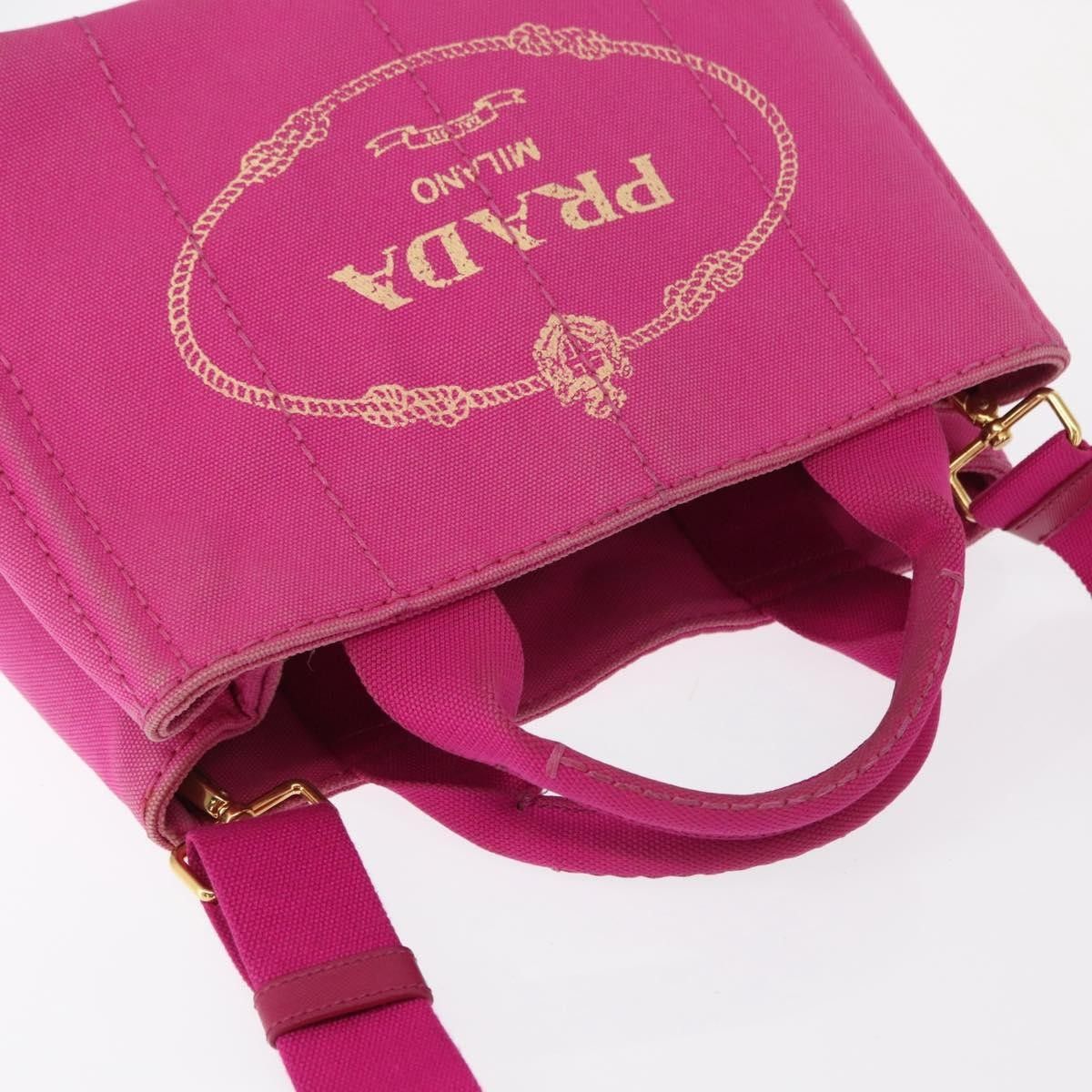 Prada Prada Canapa Open Tote Canvas Size ONE SIZE - 15 Thumbnail