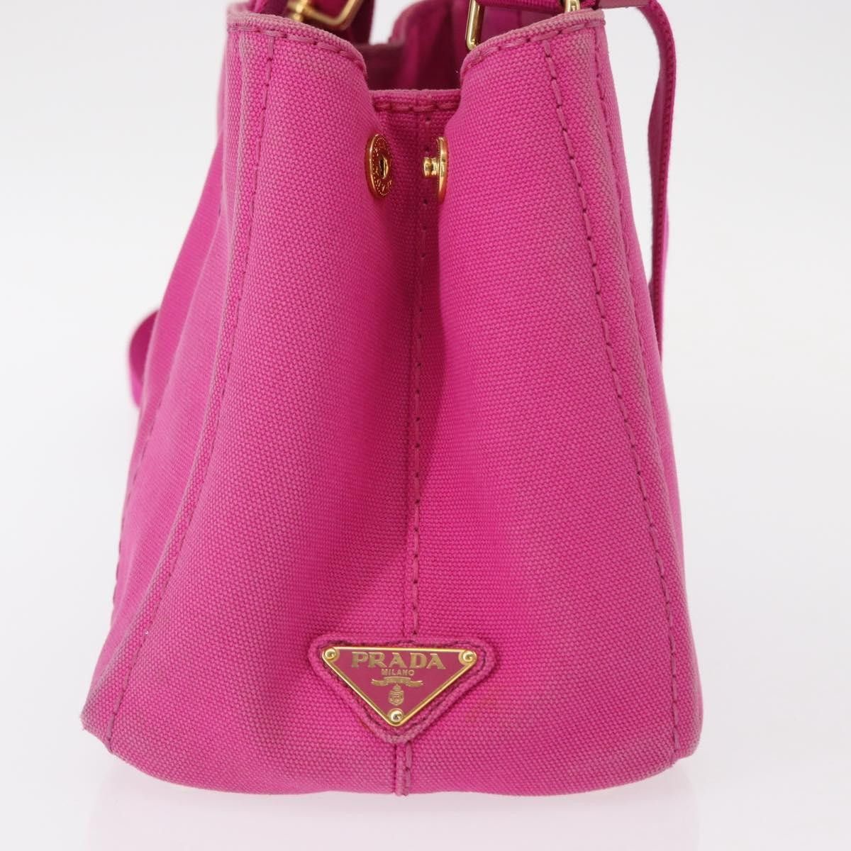 Prada Prada Canapa Open Tote Canvas Size ONE SIZE - 4 Thumbnail