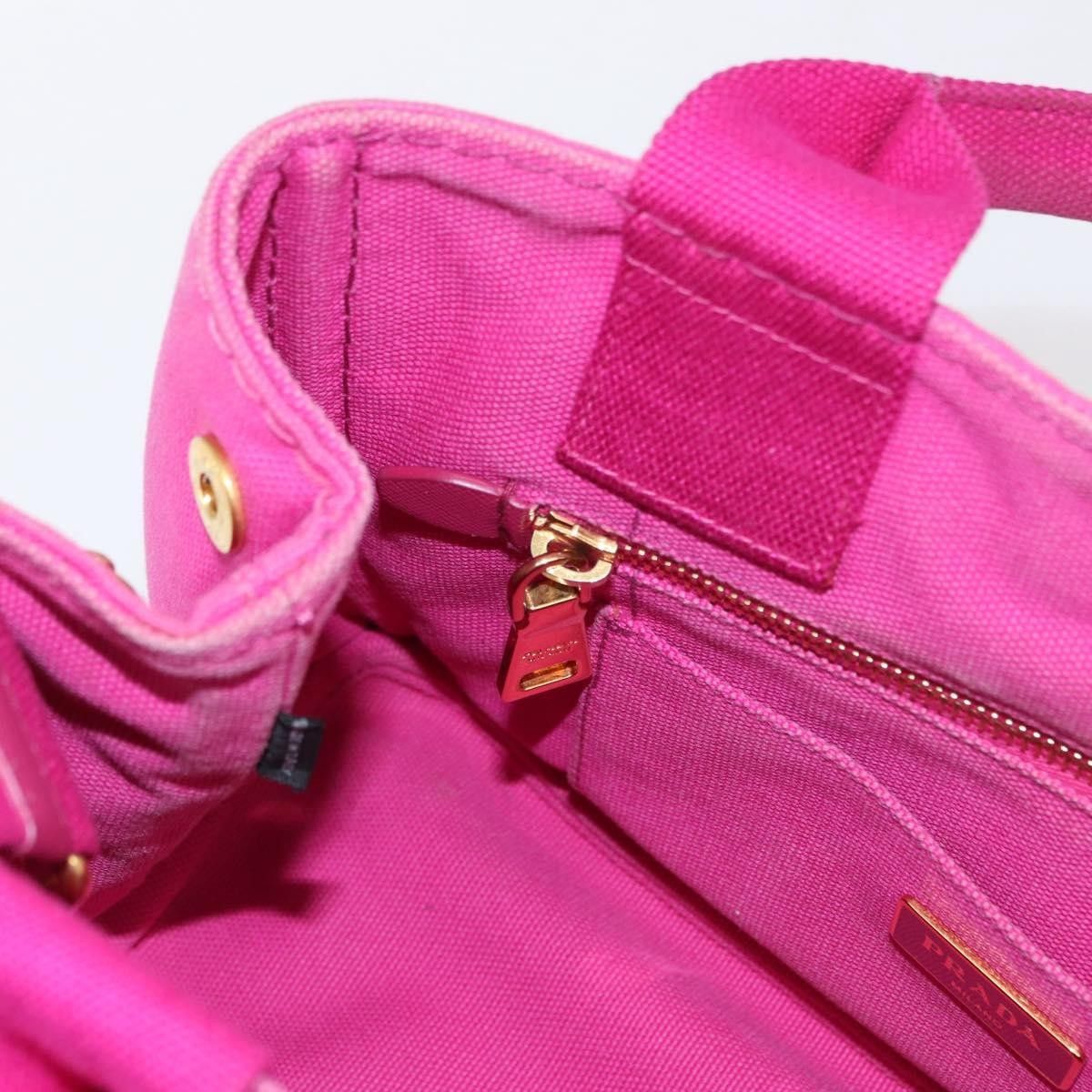 Prada Prada Canapa Open Tote Canvas Size ONE SIZE - 23 Thumbnail
