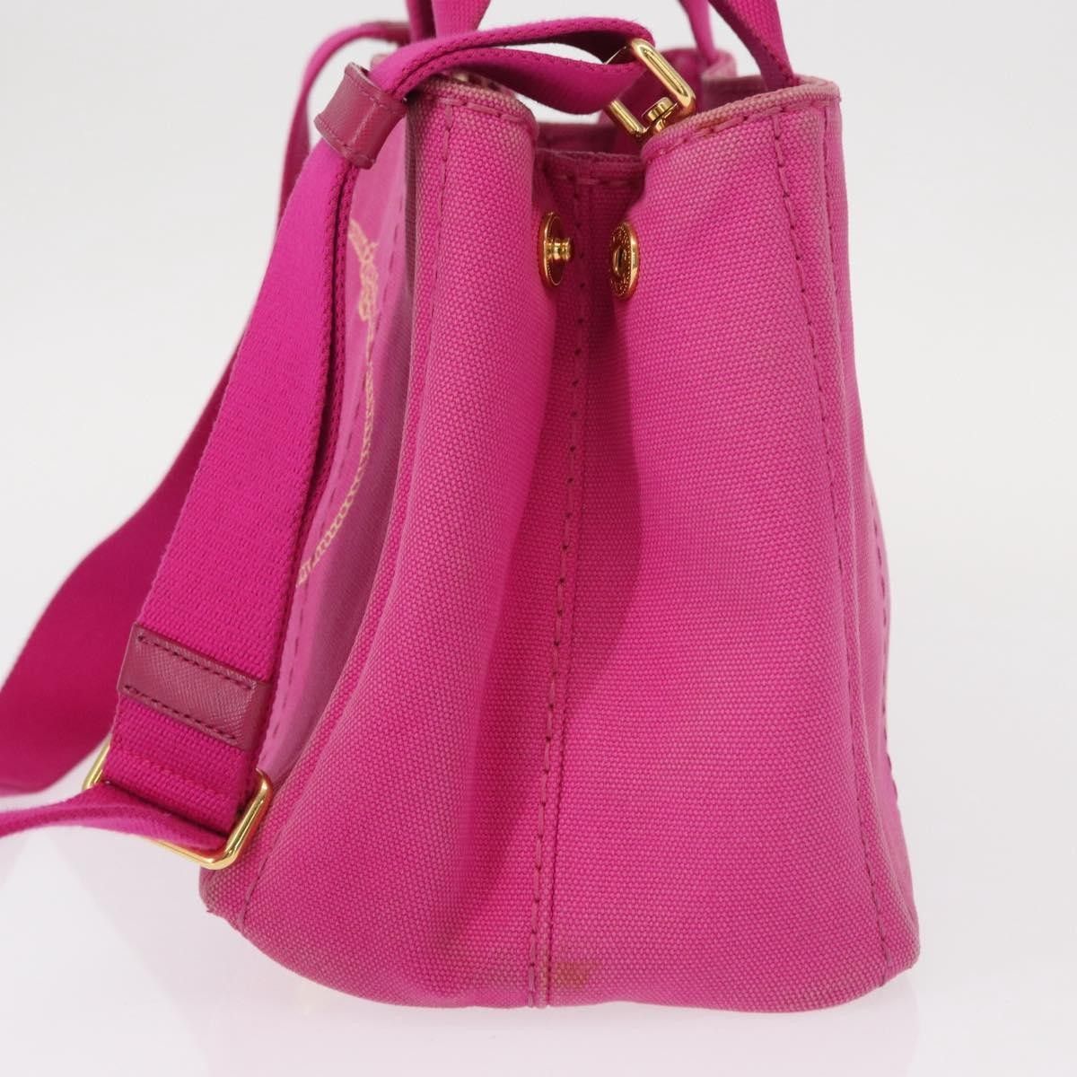Prada Prada Canapa Open Tote Canvas Size ONE SIZE - 3 Thumbnail