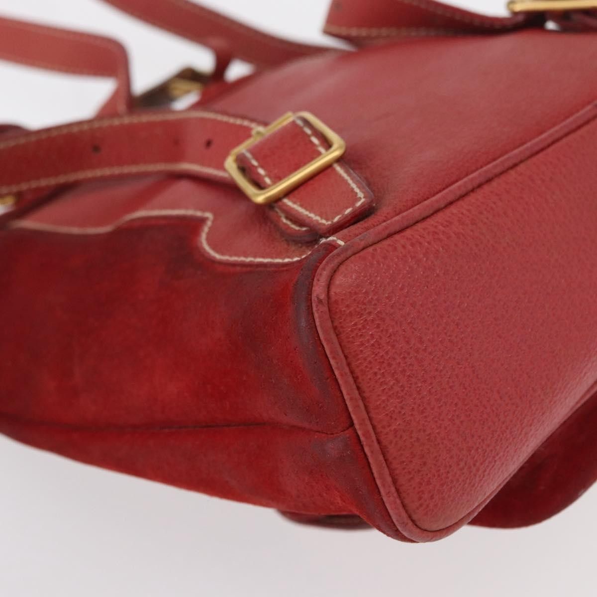 Gucci Gucci Vintage Bamboo Backpack Leather Size ONE SIZE - 10 Thumbnail