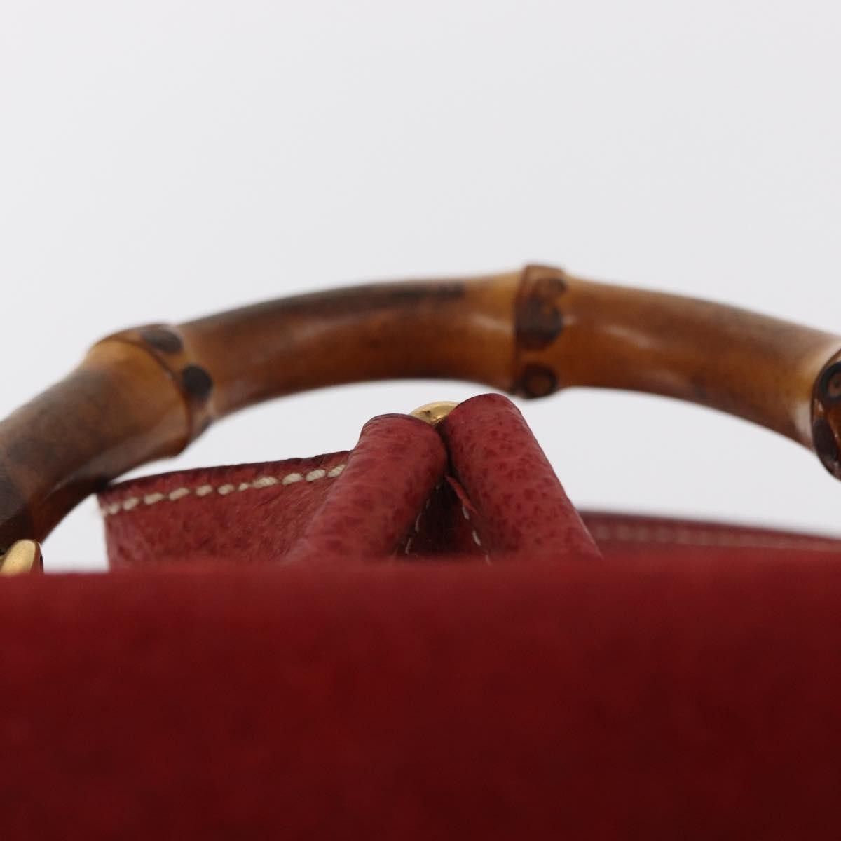 Gucci Gucci Vintage Bamboo Backpack Leather Size ONE SIZE - 19 Thumbnail