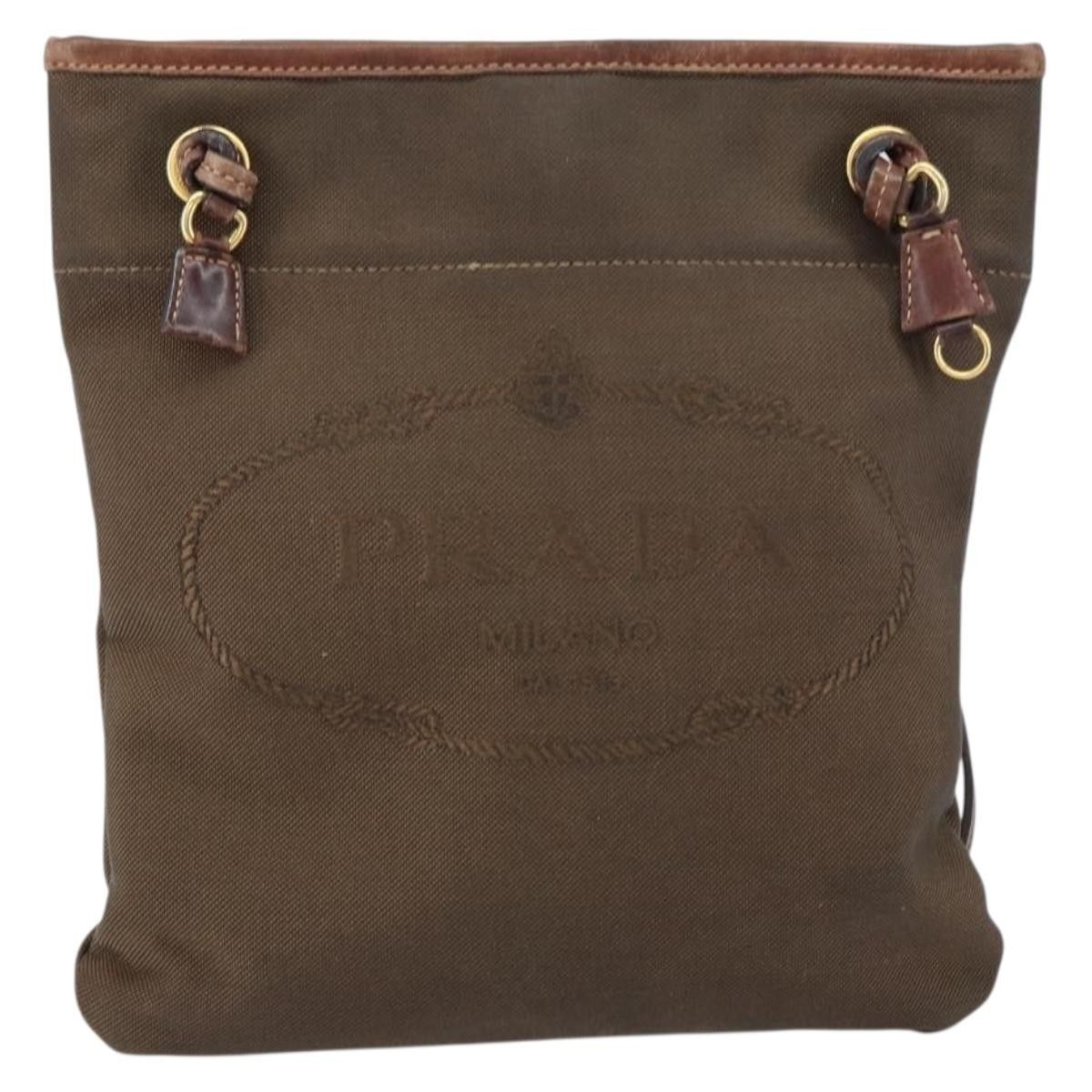 Prada Prada Logo Flat Messenger Canvas Size ONE SIZE - 19 Thumbnail