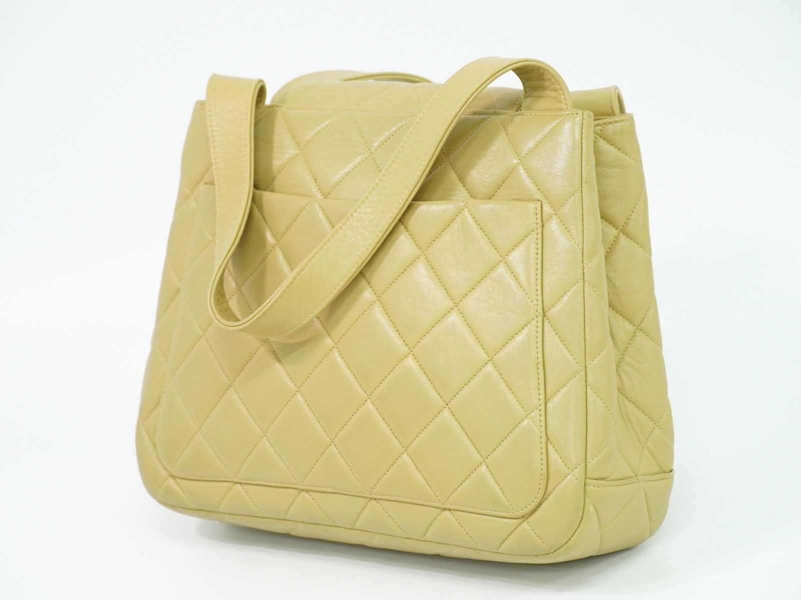 Chanel Chanel Vintage Tote Leather Size ONE SIZE - 2 Thumbnail