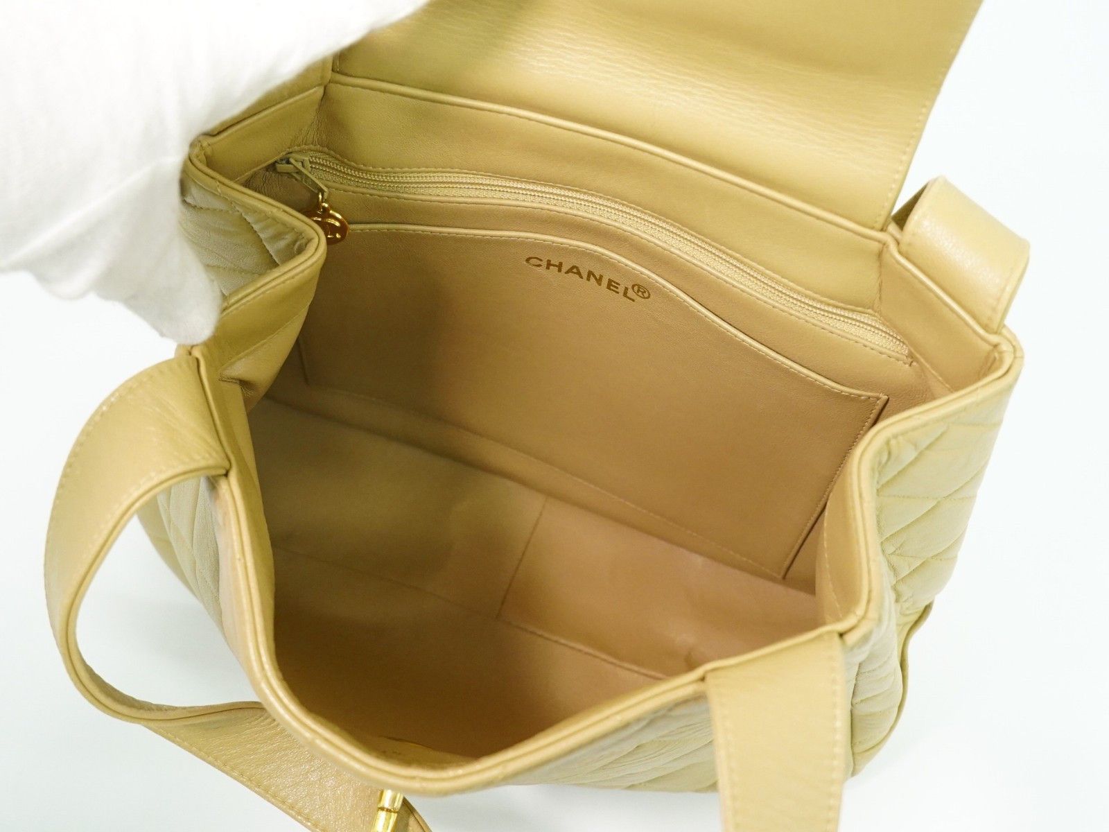 Chanel Chanel Vintage Tote Leather Size ONE SIZE - 5 Thumbnail