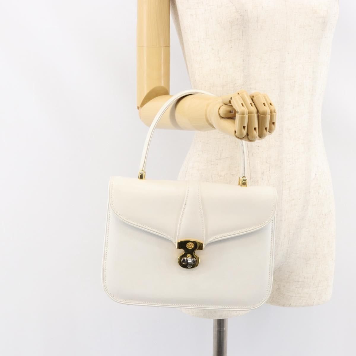 Gucci Gucci Vintage Handbag Leather Size ONE SIZE - 13 Thumbnail