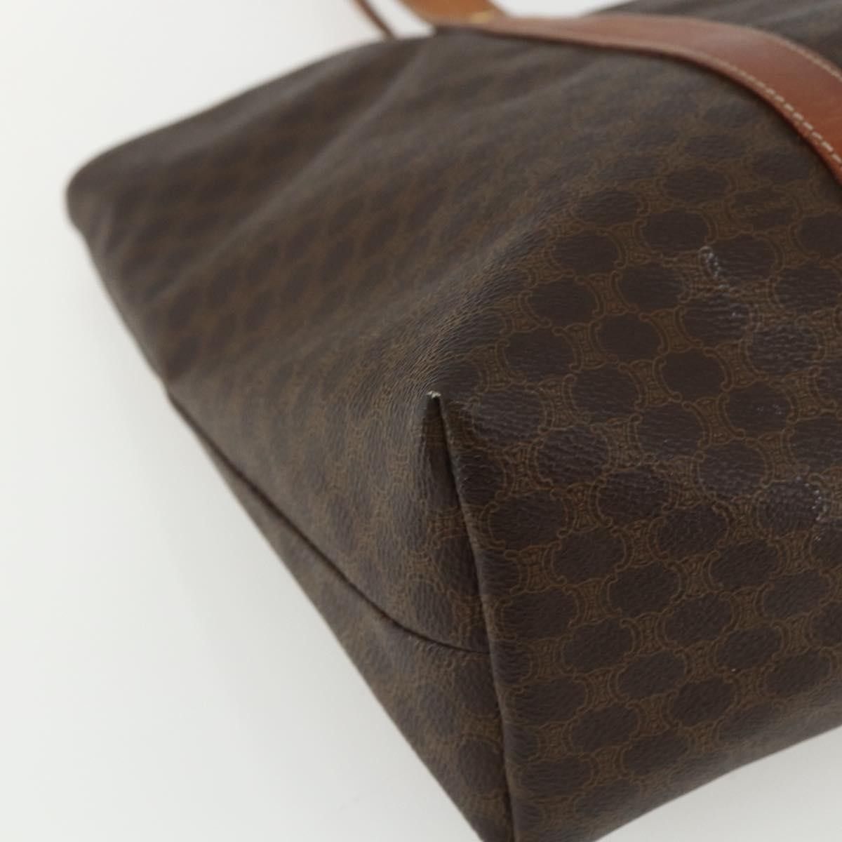 Celine Celine Vintage Macadam Tote bag Canvas and Leather Size ONE SIZE - 9 Thumbnail