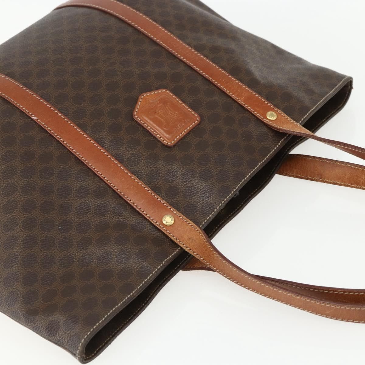 Celine Celine Vintage Macadam Tote bag Canvas and Leather Size ONE SIZE - 15 Thumbnail