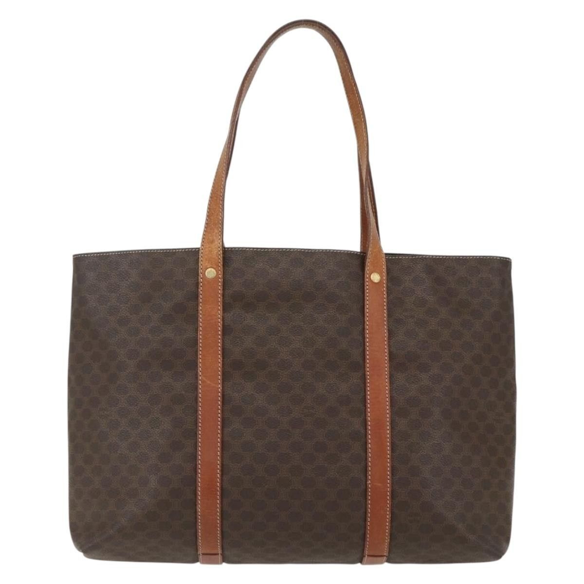 Celine Celine Vintage Macadam Tote bag Canvas and Leather Size ONE SIZE - 2 Thumbnail
