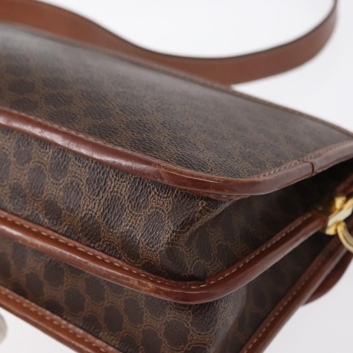 Celine Celine Vintage Macadam Shoulder Bag Canvas Size ONE SIZE - 9 Thumbnail