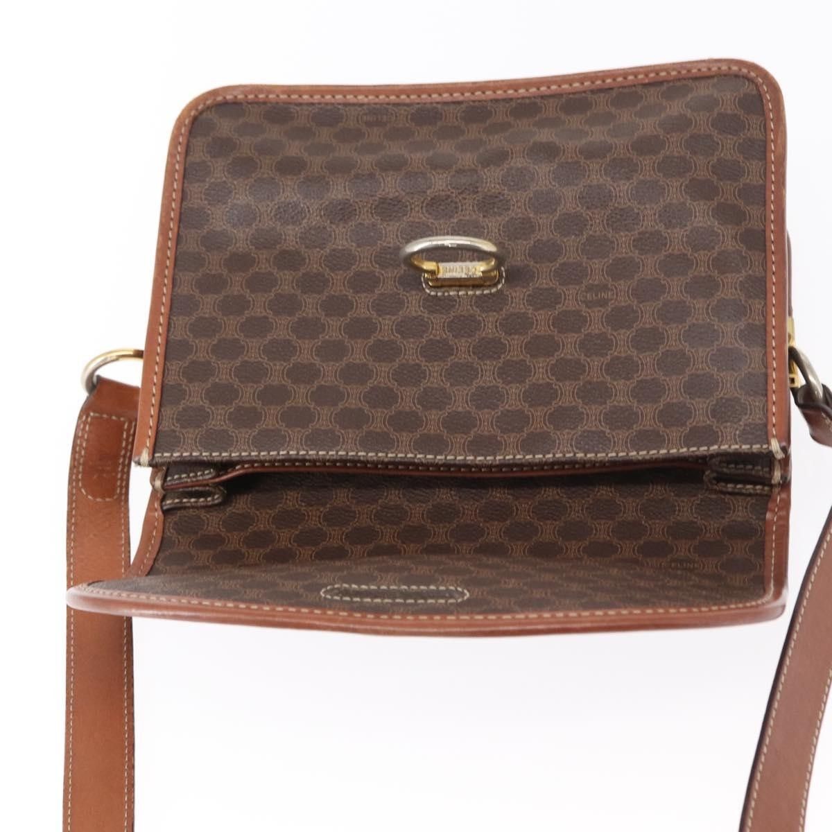 Celine Celine Vintage Macadam Shoulder Bag Canvas Size ONE SIZE - 16 Thumbnail
