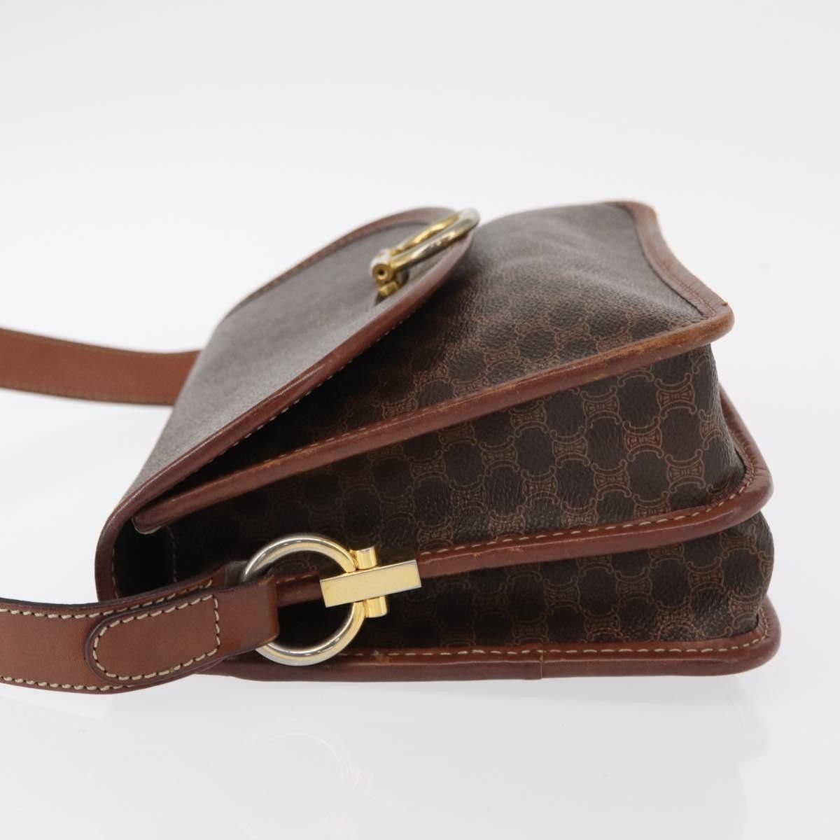 Celine Celine Vintage Macadam Shoulder Bag Canvas Size ONE SIZE - 4 Thumbnail