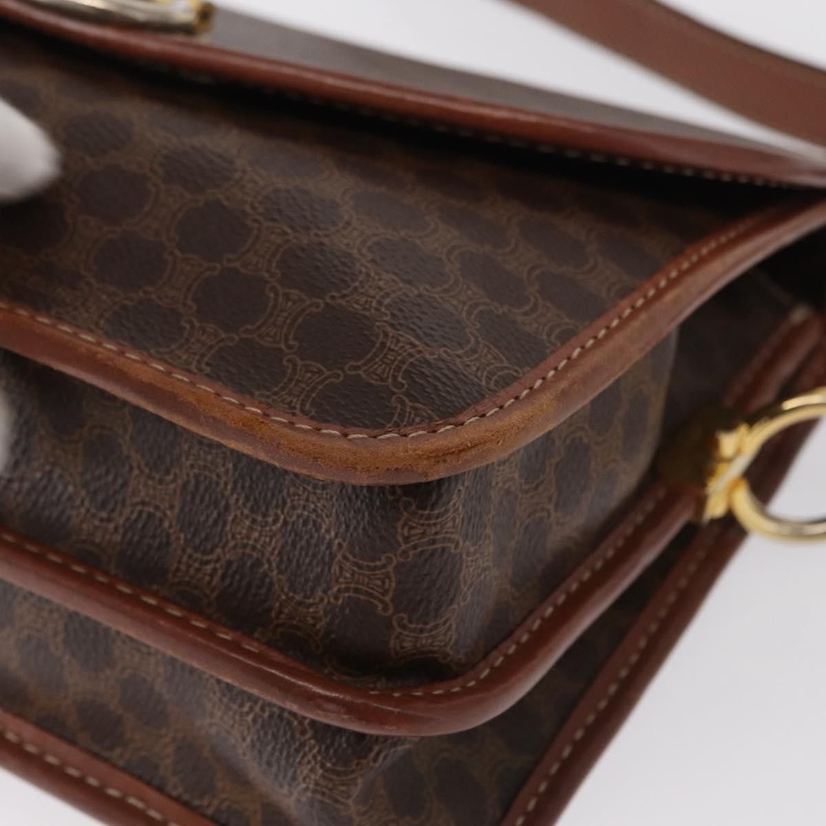 Celine Celine Vintage Macadam Shoulder Bag Canvas Size ONE SIZE - 11 Thumbnail