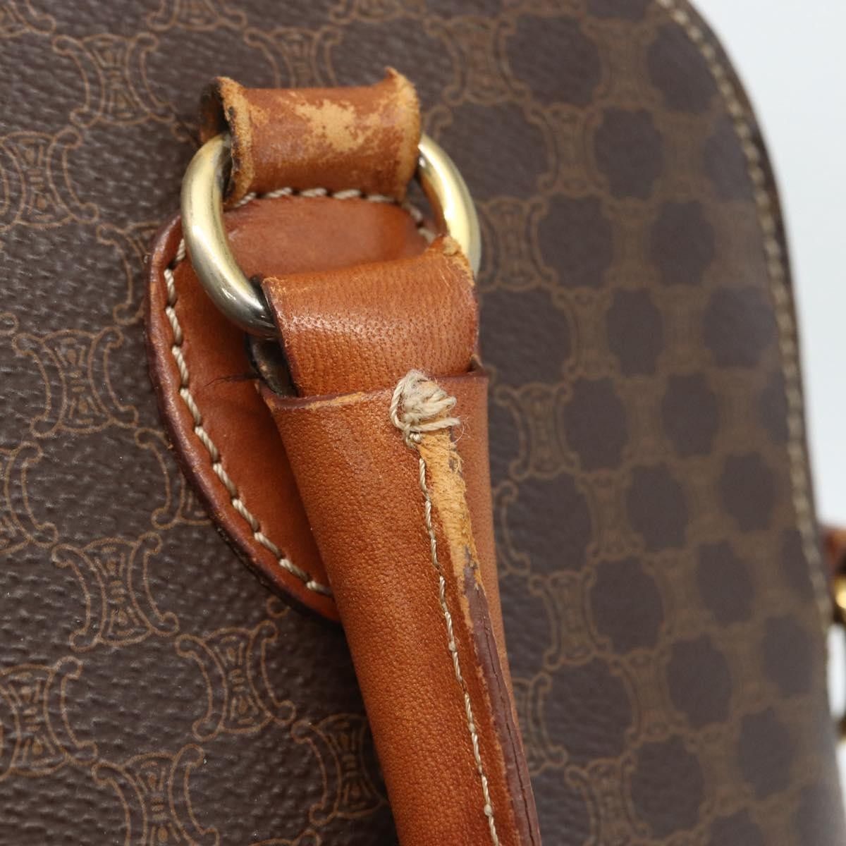 Celine Celine Vintage Macadam Canvas and Leather Size ONE SIZE - 21 Thumbnail