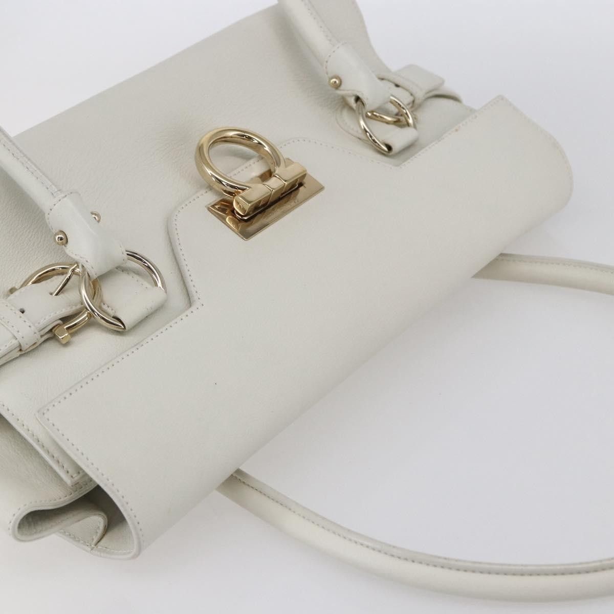 Salvatore Ferragamo Salvatore Ferragamo Gina Satchel Leather Size ONE SIZE - 12 Thumbnail