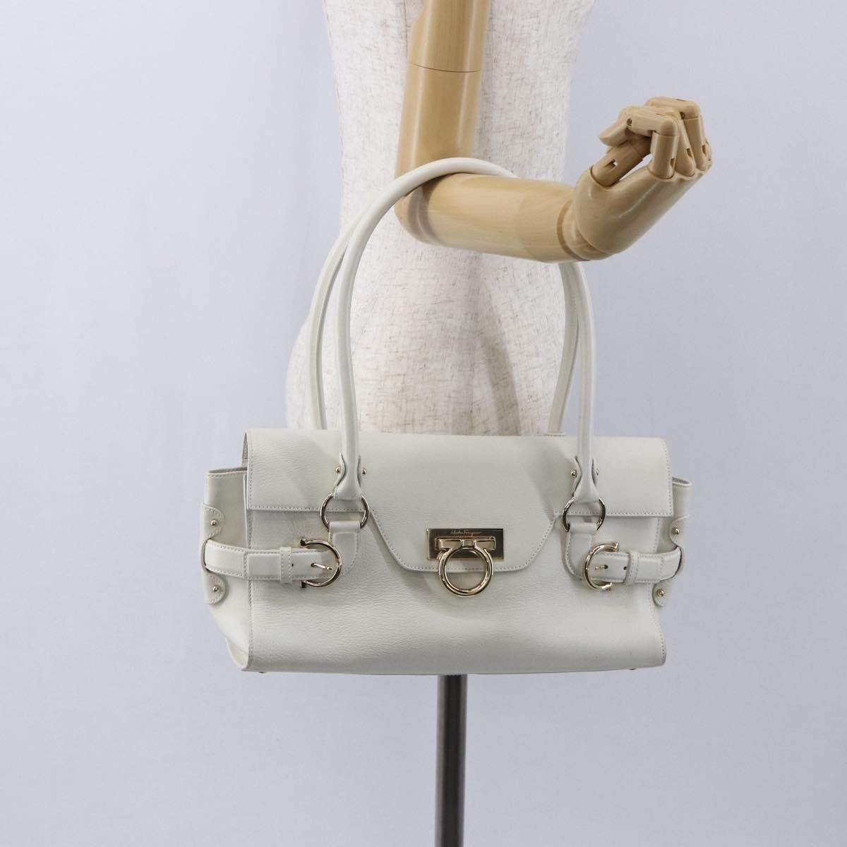Salvatore Ferragamo Salvatore Ferragamo Gina Satchel Leather Size ONE SIZE - 13 Thumbnail