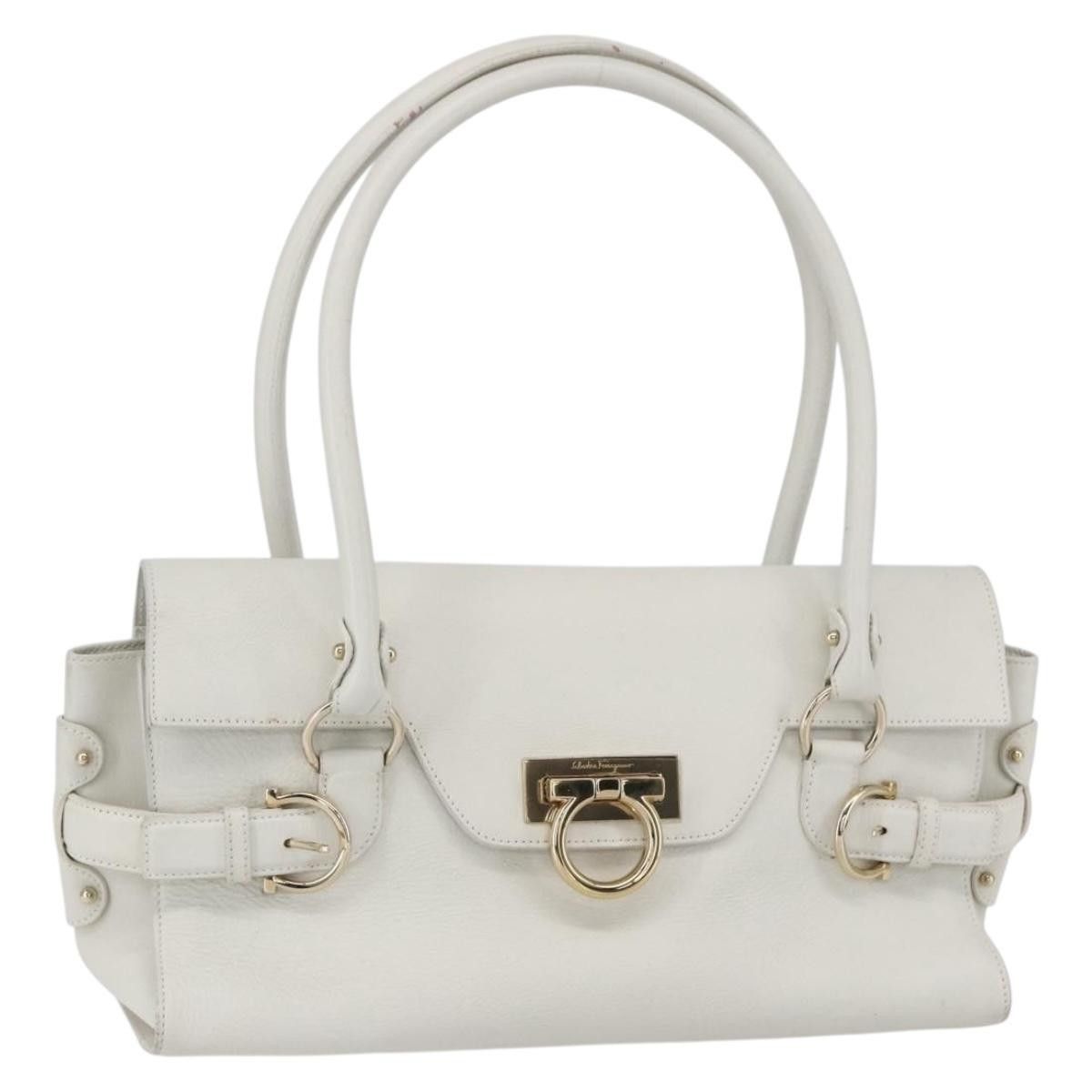 Salvatore Ferragamo Salvatore Ferragamo Gina Satchel Leather Size ONE SIZE - 16 Thumbnail